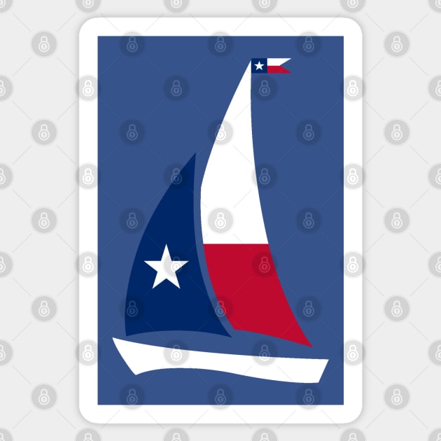 Sail Texas Sticker by Etopix